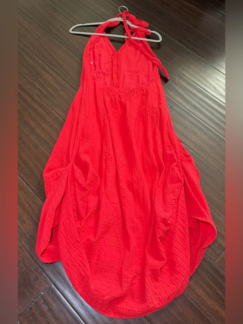 Free People Vintage Romance Bustle Midi Dress Size Medium - Picture 8 of 9
